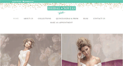 Desktop Screenshot of bridalnoviasboutique.com